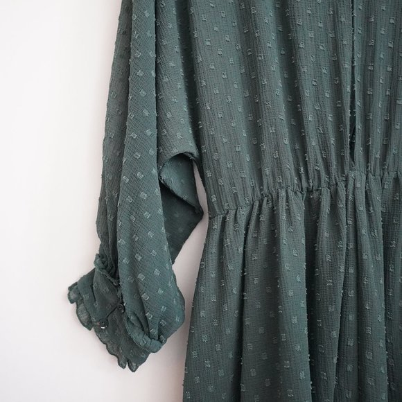 Zara green Rompers (damaged) - Picture 4 of 9